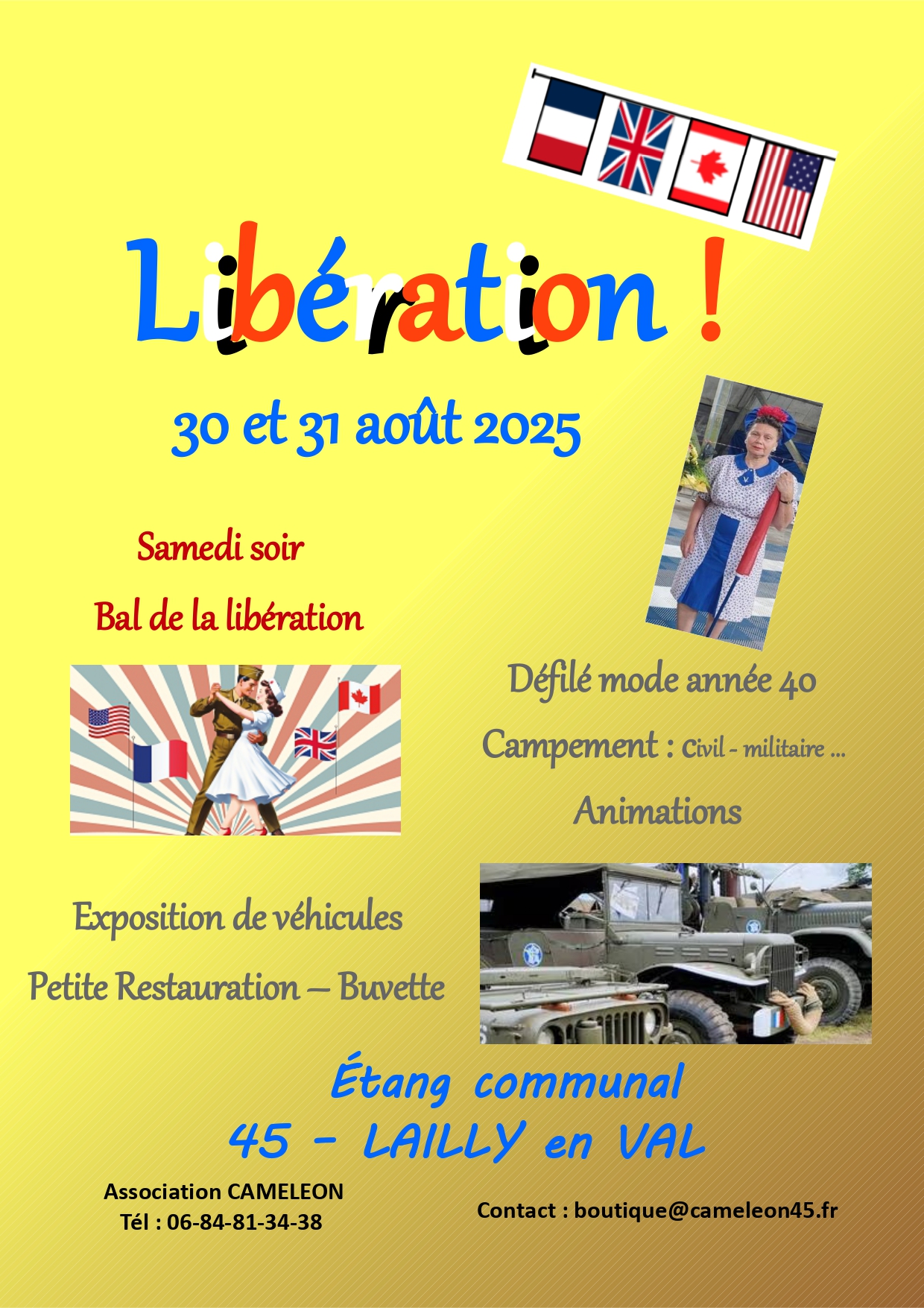 Caméléon - Affiche libération 30 & 31.08.25